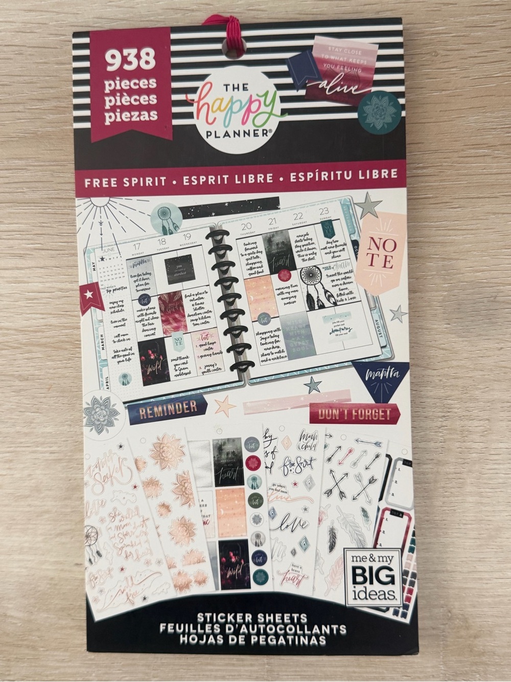 The Happy Planner Sticker Book - Pink and Teal Accents